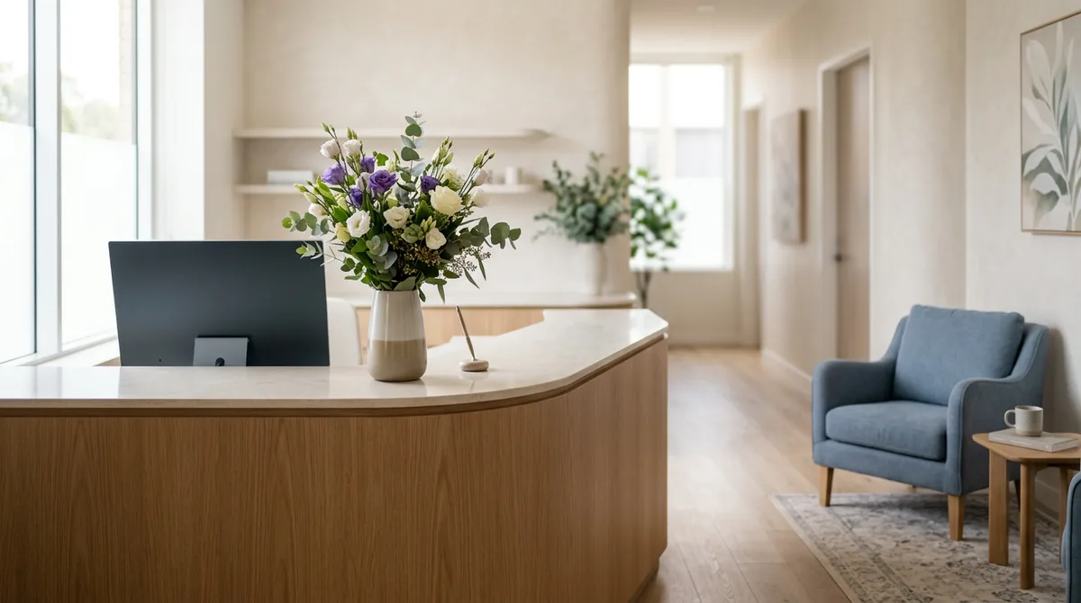 Стойка администратора клиники